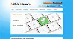 Desktop Screenshot of anchorescrow.com
